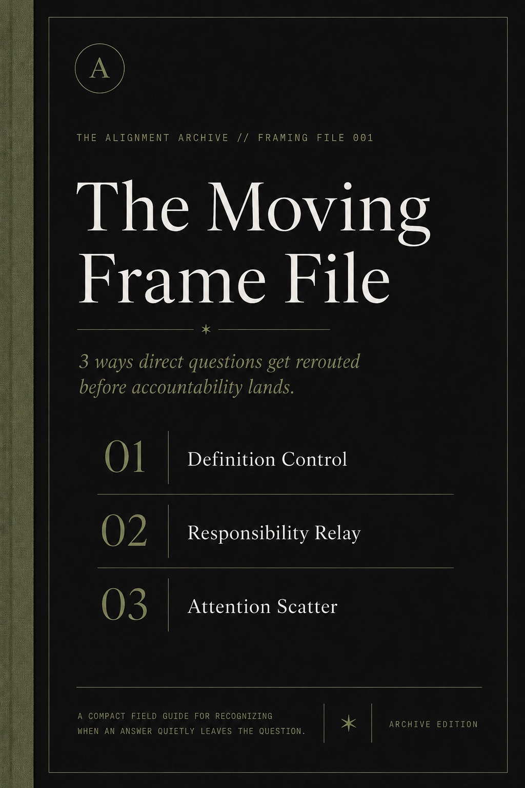 The Moving Frame File field guide cover